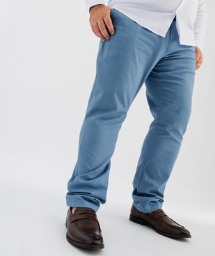 Pantalon chino coupe Slim en coton homme vue9 - GEMO 4G HOMME - GEMO