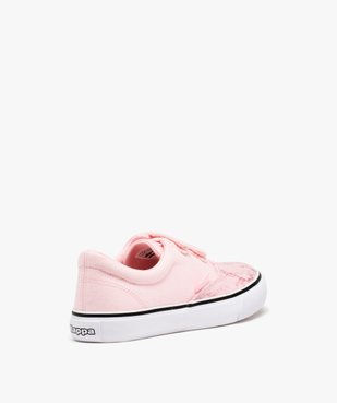 Baskets en toile skateshoes à scratch fille - Kappa Nisio vue4 - KAPPA - GEMO