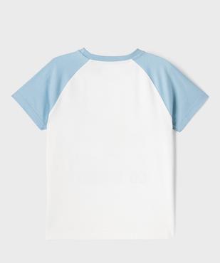 Tee-shirt manches courtes à motif sportif garçon vue3 - GEMO 4G GARCON - GEMO