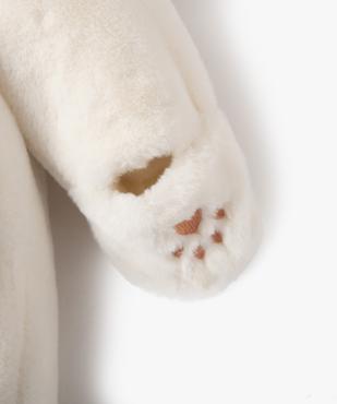 Combinaison pilote surpyjama en maille peluche bébé  vue3 - GEMO(BB COUCHE) - GEMO