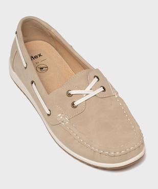Chaussures bateau spécial confort femme vue5 - G'FLEX - GEMO