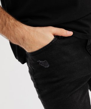 Jean skinny en denim de coton stretch homme vue3 - GEMO 4G HOMME - GEMO