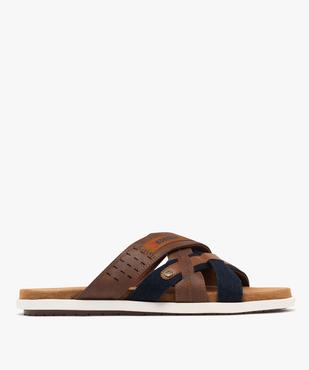 Mules à brides croisées et semelle sport homme - Redskins vue2 - REDSKINS - GEMO
