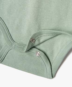 Bodies manches longues bébé fille (lot de 3) vue3 - GEMO 4G BEBE - GEMO