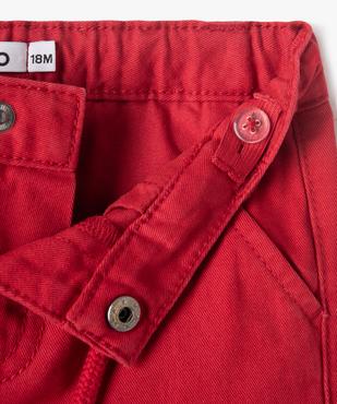 Bermuda chino en coton bébé garçon vue2 - GEMO 4G BEBE - GEMO