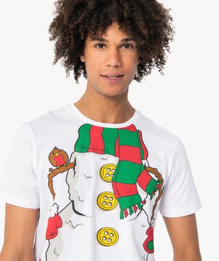 Tee-shirt homme spécial Noël à manches courtes vue2 - GEMO (HOMME) - GEMO