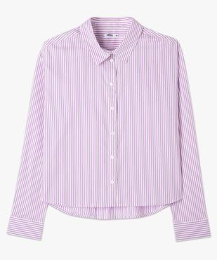 Chemise rayée à manches longues femme vue4 - GEMO(FEMME PAP) - GEMO