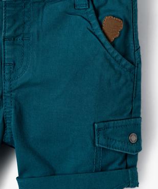 Short bébé garçon extensible look baroudeur vue2 - GEMO(BEBE DEBT) - GEMO