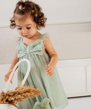 Robe sans manches en tulle bébé fille vue5 - GEMO(BEBE DEBT) - GEMO