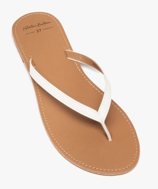 Tongs femme à petit talon plat et lanières fines - Valentina Baldano vue11 - VALENTINA BALDA - GEMO