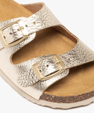Mules fille à talon plat et larges brides ajustables vue6 - GEMO (ENFANT) - GEMO