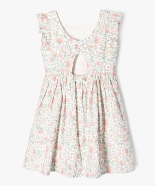 Robe sans manches à motifs fleuris fille vue3 - GEMO (ENFANT) - GEMO