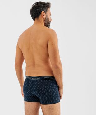 Boxers en coton extensible homme (lot de 2) vue2 - GEMO 4G HOMME - GEMO
