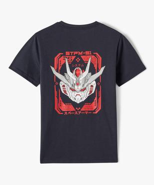 Tee-shirt à manches courtes avec motif streetwear garçon vue3 - GEMO 4G GARCON - GEMO