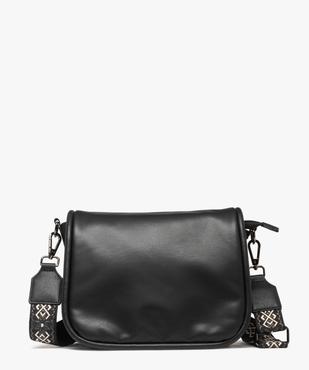 Sac besace souple avec bandoulière fantaisie amovible femme vue1 - GEMO (ACCESS) - GEMO