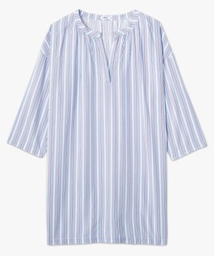 Chemise de nuit femme à manches 3/4 vue4 - GEMO(HOMWR FEM) - GEMO