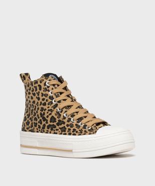 Baskets montantes en toile femme - Camps United vue2 - CAMPS - GEMO