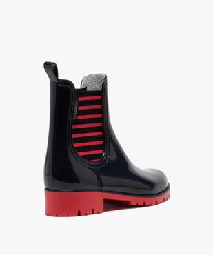Bottes de pluie femme mi-hautes fantaisie - Boatilus  vue4 - BOATILUS - GEMO