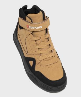 Baskets montantes à lacets et scratch garçon - Redskins vue5 - REDSKINS - GEMO