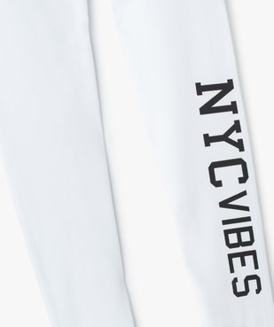 Jogging garçon en maille fine à taille élastiquée vue2 - GEMO (JUNIOR) - GEMO