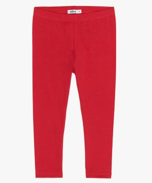Legging fille uni mi-long vue1 - GEMO (ENFANT) - GEMO