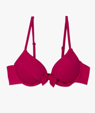 Haut de maillot de bain femme à armatures bretelles multipositions vue6 - GEMO (PLAGE) - GEMO