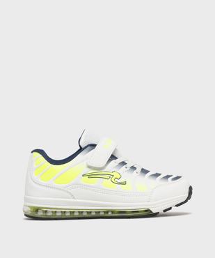 Baskets à scratch avec tige colorée garçon - Airness vue1 - AIRNESS - GEMO