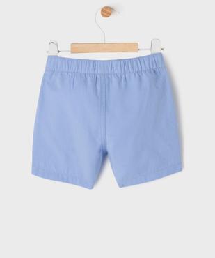 Bermuda en coton à taille élastiquée bébé garçon vue3 - GEMO 4G BEBE - GEMO