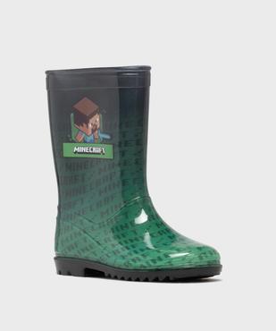 Bottes de pluie imprimées garçon - Minecraft vue2 - MINECRAFT - GEMO