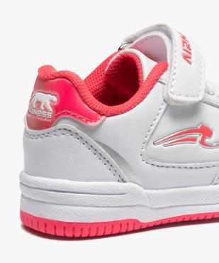 Tennis bébé bicolores à scratch - Airness Salto vue6 - AIRNESS - GEMO