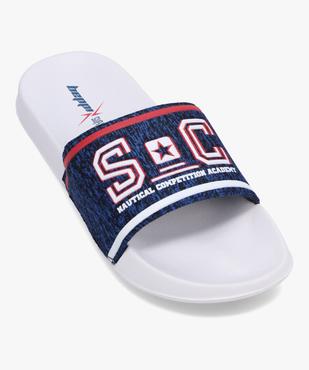 Mules de piscine garçon avec bandeau imprimé sports vue5 - GEMO (ENFANT) - GEMO
