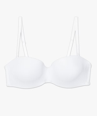 Soutien-gorge bandeau en microfibre avec bretelles muti-positions vue1 - GEMO(HOMWR FEM) - GEMO