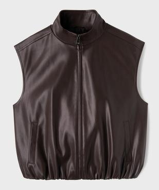Veste sans manches fille vue1 - GEMO (JUNIOR) - GEMO