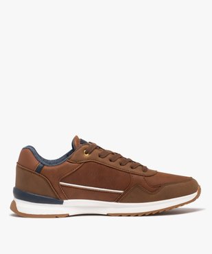 Baskets basses à semelle contrastante homme - Lee Cooper vue3 - LEE COOPER - GEMO