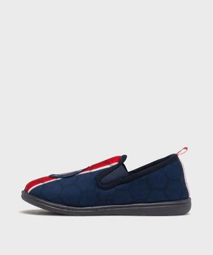 Chaussons forme pantoufles en velours garçon - Paris-Saint-Germain vue3 - PSG - GEMO