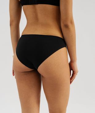 Culotte en microfibre et dentelle femme (lot de 2) vue2 - GEMO(HOMWR FEM) - GEMO