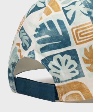 Casquette à motifs avec visière unie garçon vue2 - GEMO 4G GARCON - GEMO