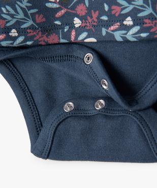 Body bébé fille à manches longues 2 en 1 vue2 - GEMO(BB COUCHE) - GEMO
