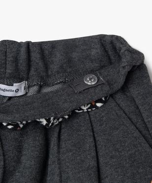 Short en maille aspect flanelle fille - LuluCastagnette vue2 - LULUCASTAGNETTE - GEMO