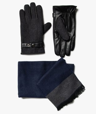 Coffret cadeau avec gants et écharpe homme vue2 - GEMO (ACCESS) - GEMO