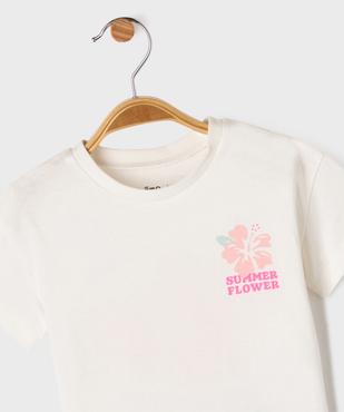 Ensemble 2 pièces bébé fille tee-shirt et legging vue2 - GEMO 4G BEBE - GEMO