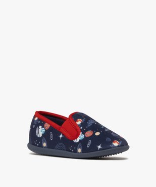 Chaussons garçon pantoufles à motif spatial vue2 - GEMO 4G GARCON - GEMO