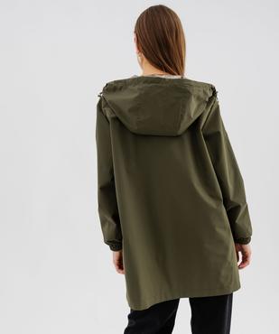Imperméable réversible et déperlant à capuche femme vue3 - GEMO 4G FEMME - GEMO