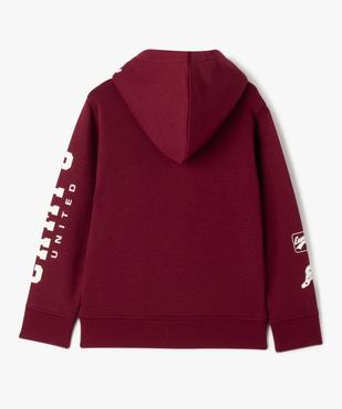 Sweat à capuche en molleton imprimé garçon - Camps United vue3 - CAMPS UNITED - GEMO