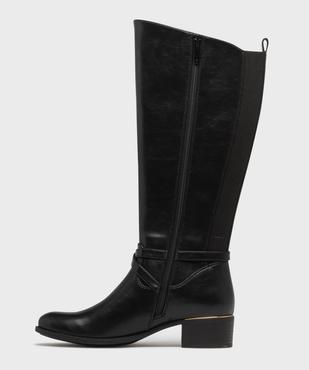 Bottes cavalières doublées avec bride cheville femme - Valentina Baldano vue9 - VALENTINA BALDA - GEMO