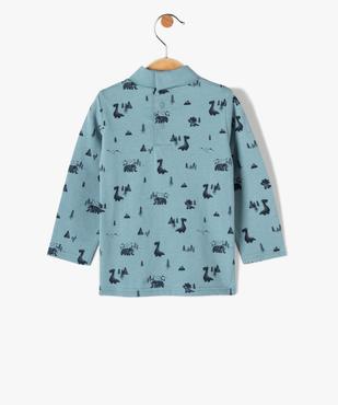 Tee-shirt bébé garçon à manches longues et col roulé vue4 - GEMO 4G BEBE - GEMO