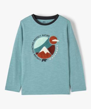 Tee-shirt garçon à manches longues et imprimé bouclette vue2 - GEMO (ENFANT) - GEMO