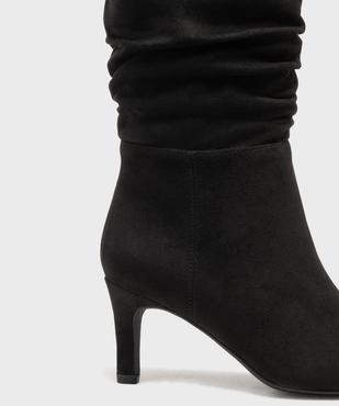 Bottes à talon plissées femme - Valentina Baldano vue7 - VALENTINA BALDA - GEMO