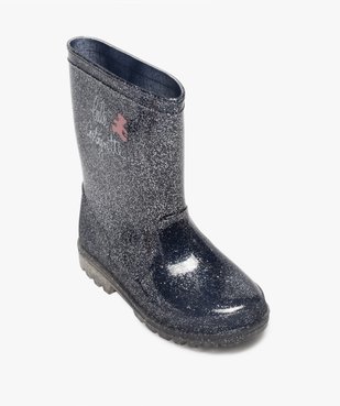 Bottes de pluie fille pailletées – LuluCastagnette vue5 - LULU CASTAGNETT - GEMO
