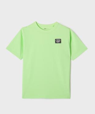 Tee-shirt manches courtes avec logo skateboard garçon vue2 - GEMO (JUNIOR) - GEMO